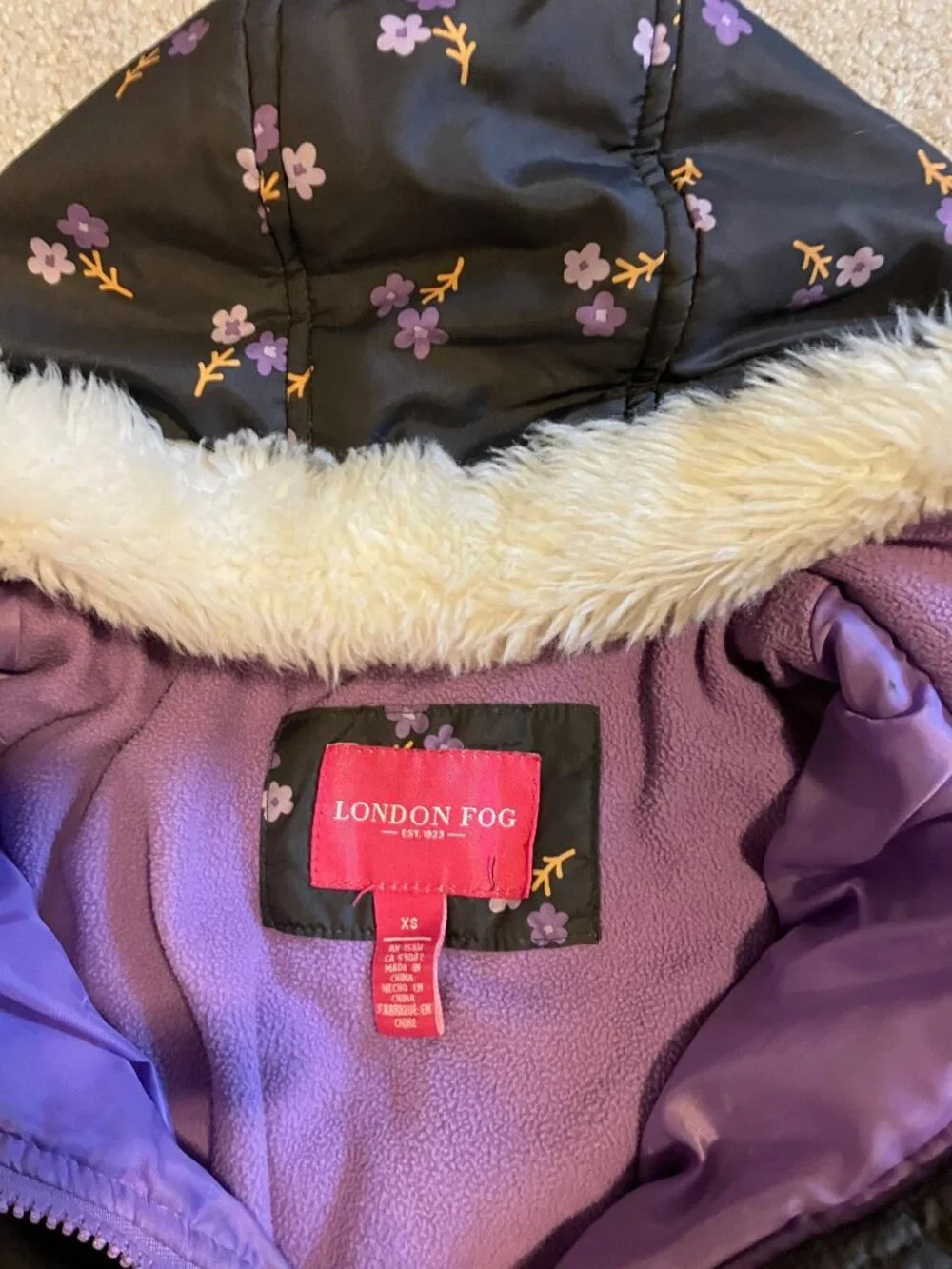 London Fog Puffer Coat XS